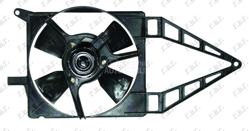 VENTILATOR HLADNJAKA KOMPLET ( za Opel Tigra od 1995. do 2004. god.