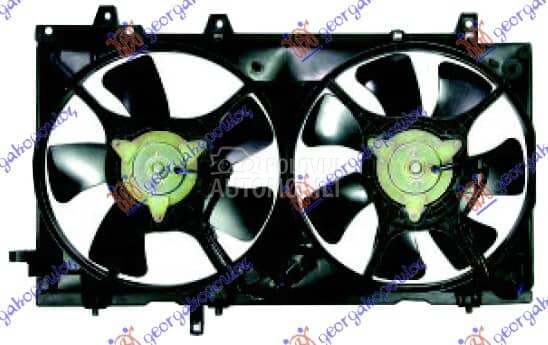 VENTILATOR HLADNJAKA KOMPLET za Subaru Forester od 2002. do 2008. god.