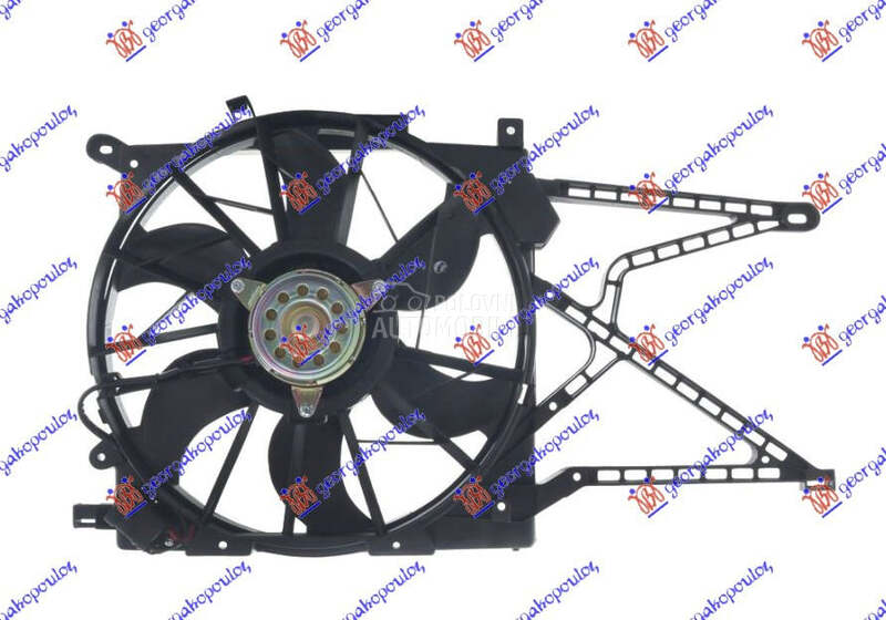 VENTILATOR KOMPLET (DIZEL) (-A za Opel Astra G od 1998. do 2004. god.