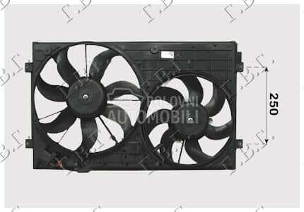 VENTILATOR za Volkswagen Passat B7 od 2011. do 2015. god.