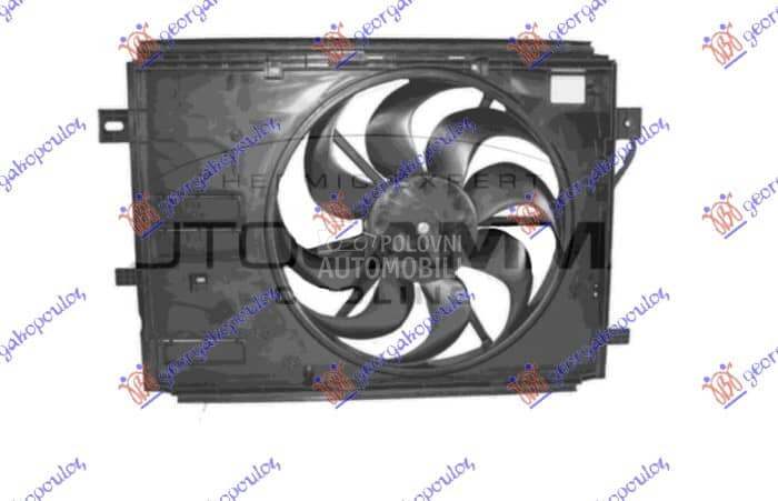 VENTILATOR KOMPLET (1.2... za Peugeot 3008 od 2016. do 2020. god.