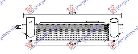 HLADNJAK INTERKULERA 2.5 CRDi za Kia Sorento od 2002. do 2009. god.