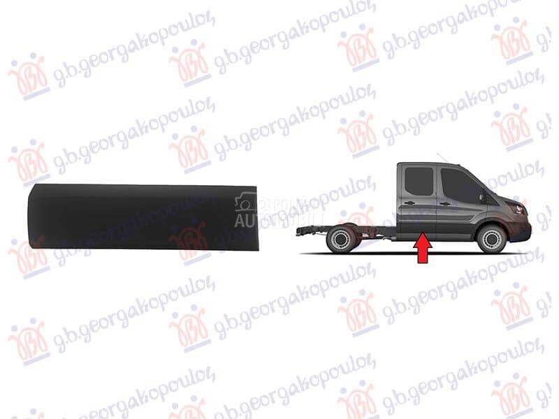 LAJSNA ZADNJIH VRATA CRNA... za Ford Transit Connect za 2019. god.