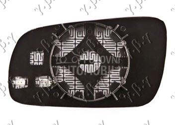 STAKLO RETROVIZORA SA GREJACEM za Volkswagen Passat od 2000. do 2005. god.