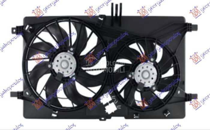 VENTILATOR KOMPLET (22... za Renault Ostalo od 2009. do 2015. god.