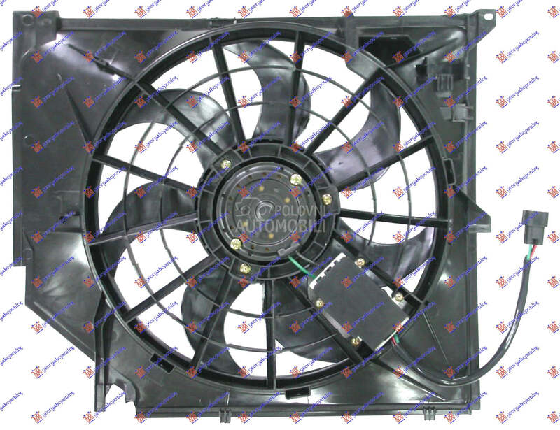 VENTILATOR KOMPLET (BENZIN) (S za BMW Serija 3 od 1999. do 2003. god.