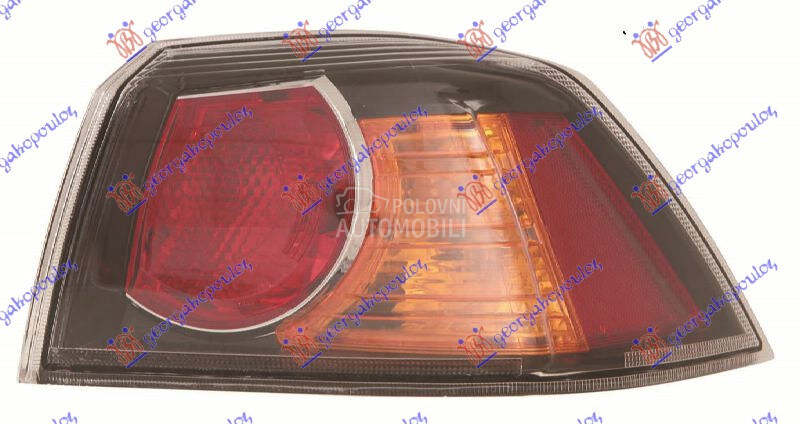STOP LAMPA SPOLJASNJA (CRNA) za Mitsubishi Lancer od 2008. do 2025. god.