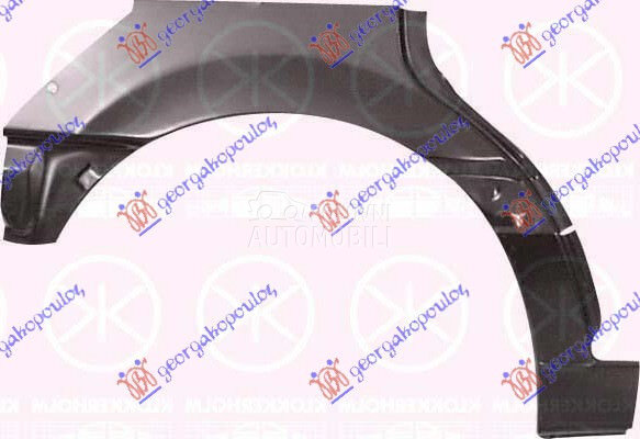 RUB 4 VRATA za Volkswagen Passat B3, Passat B4, Passat B5 ... od 1989. do 1993. god. - 061408731