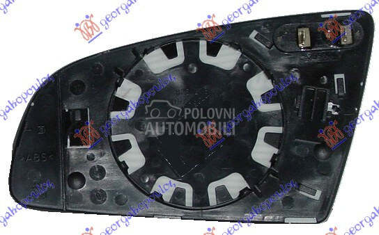 STAKLO RETROVIZORA SA GREJACEM za Audi A3 od 2003. do 2008. god.