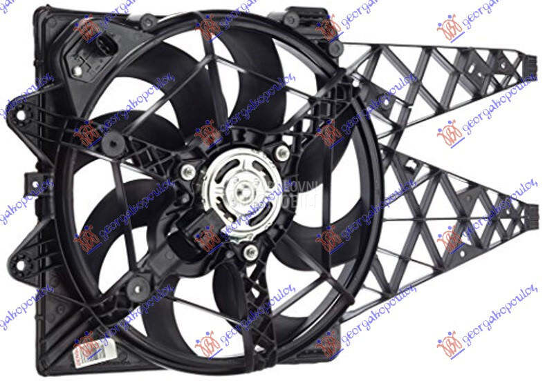 VENTILATOR KOMPLET (1.4 TURBO za Fiat Bravo od 2007. do 2014. god.
