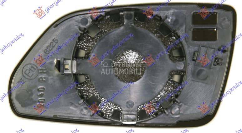 STAKLO RETROVIZORA Desno za Volkswagen Polo od 2005. do 2009. god.