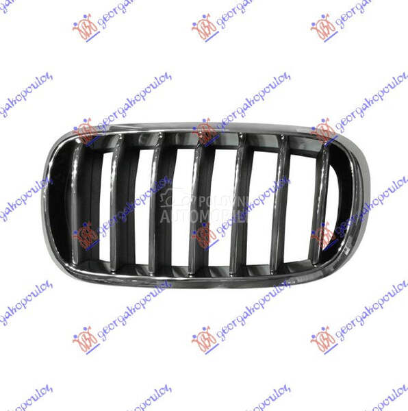 PVC MASKA HROM-HROM/CRNA za BMW X5 od 2013. do 2018. god.