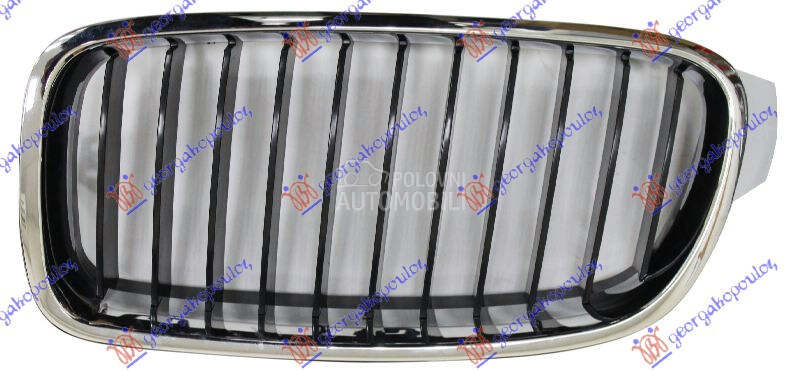 PVC MASKA HROM/CRNA za BMW Serija 3 od 2012. do 2014. god.