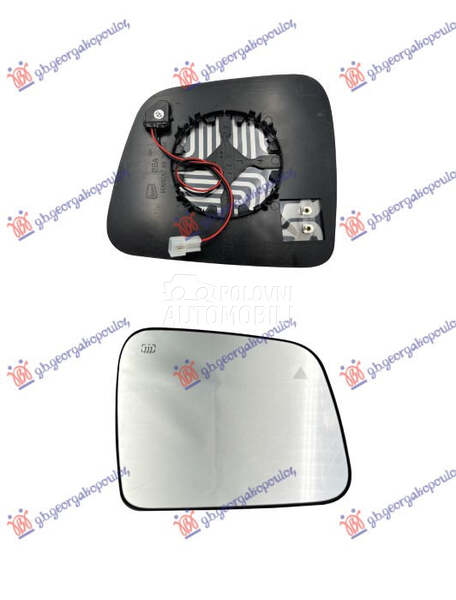 STAKLO RETROVIZORA SA GREJACEM za Jeep Grand Cherokee od 2011. do 2014. god.