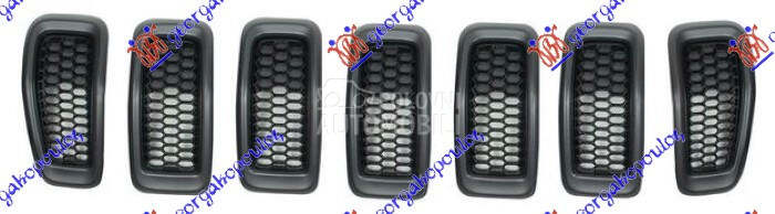 PVC MASKA CRNA KOMPLET (SIVI O za Jeep Cherokee od 2014. do 2019. god.