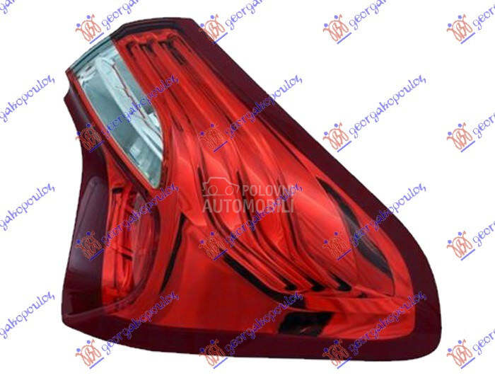 STOP LAMPA SPOLJASNJA CRNA LED za Citroen DS5 od 2015. do 2025. god.