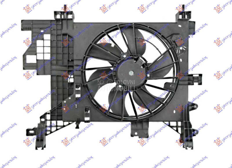VENTILATOR (1.5 DIZEL) (385mm) za Dacia Duster od 2017. do 2022. god.