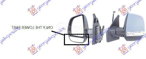 STAKLO RETROVIZORA (CARGO) (DO za Fiat Doblo od 2015. do 2025. god.