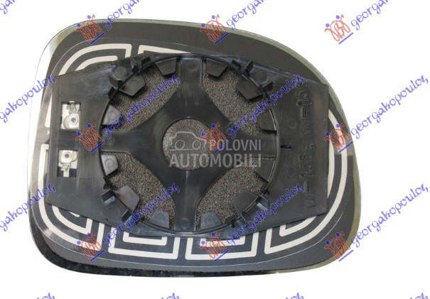 STAKLO RETROVIZORA SA GREJACEM za Fiat Panda od 2012. do 2025. god.