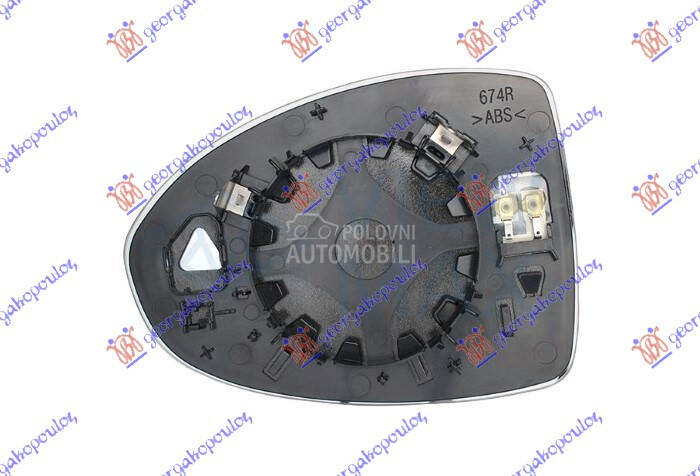 STAKLO RETROVIZORA SA GREJACEM za Fiat 500e od 2021. do 2025. god. - 297507611