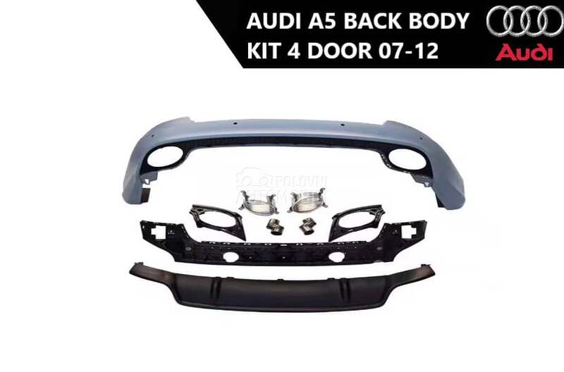 Zadnji body kit 4 vrata za Audi A5 od 2007. do 2012. god.