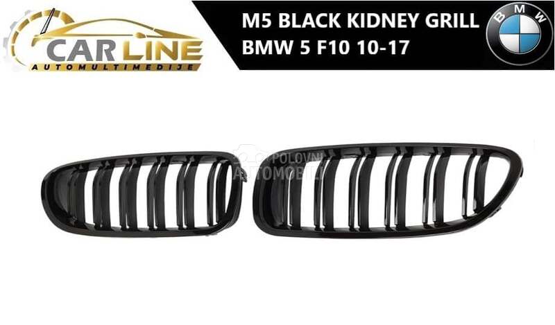 M5 BLACK KIDNEY PREDNJA MASKA za BMW 520
