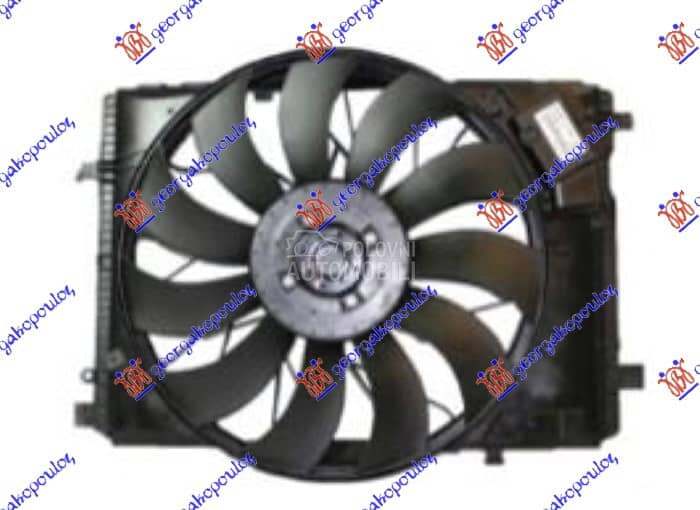 VENTILATOR KOMPLET (6.2... za Mercedes Benz GLA Klasa od 2014. do 2017. god.