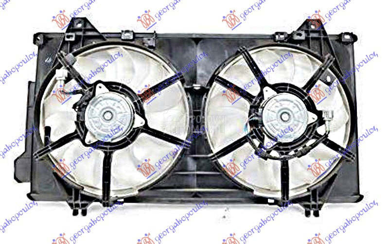 VENTILATOR (DUPLI) KOMPLET (2. za Mazda 6 od 2016. do 2018. god.