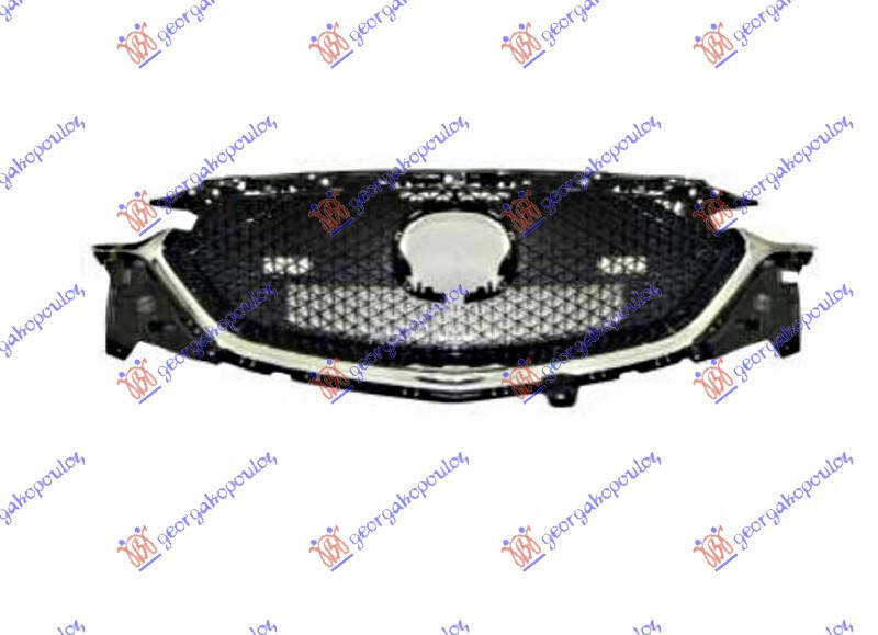 PVC MASKA KOMPLET (HROM LAJSNA za Mazda CX-5 od 2017. do 2022. god.