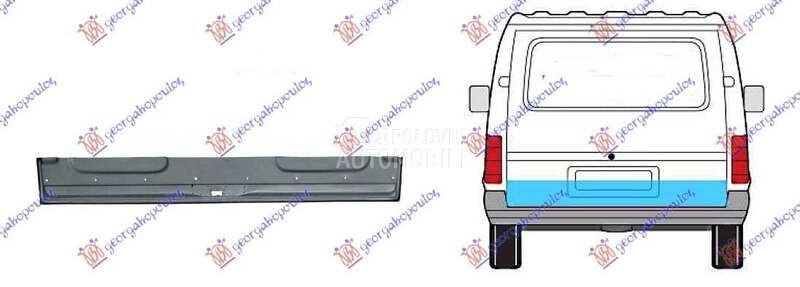 OPLATA GEPEK VRATA UNUTRASNJA za Ford Transit Connect od 1987. do 1991. god.
