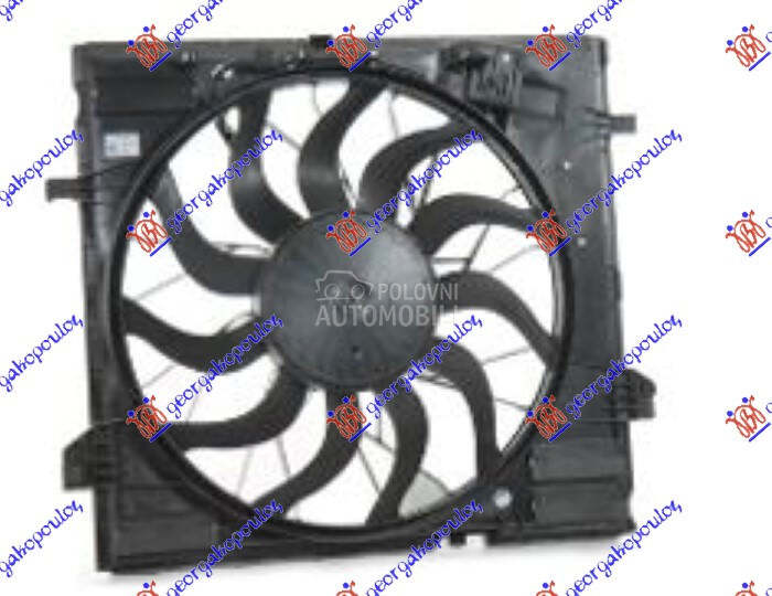 VENTILATOR KOMPLET (3.5/5.5 BE za Mercedes Benz GLE Klasa od 2015. do 2019. god.