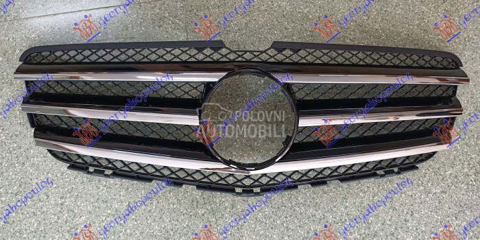 PVC MASKA KOMPLET CRNA/HROM za Mercedes Benz R Klasa od 2010. do 2025. god.