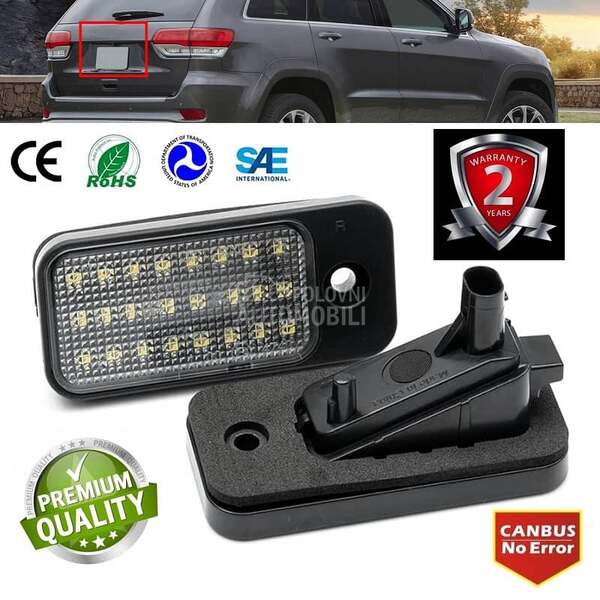 LED SIJALICE ZA TABLICE TIPSKE za Jeep Cherokee, Grand Cherokee, Ostalo