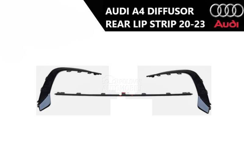 Zadnji lip za difuzor za Audi A4 od 2020. do 2023. god.