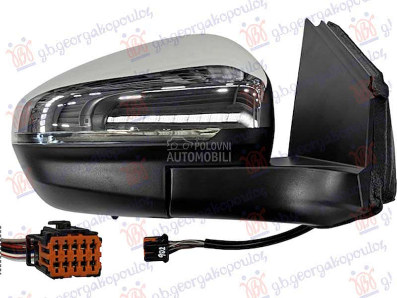 RETROVIZOR ELEKTRICNI SA GREJA za Citroen C5 Aircross od 2018. do 2025. god.