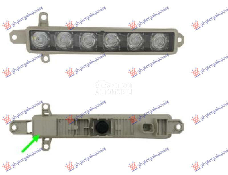 DNEVNO SVETLO LED ZATAMNJENO za Citroen C3 od 2013. do 2016. god.