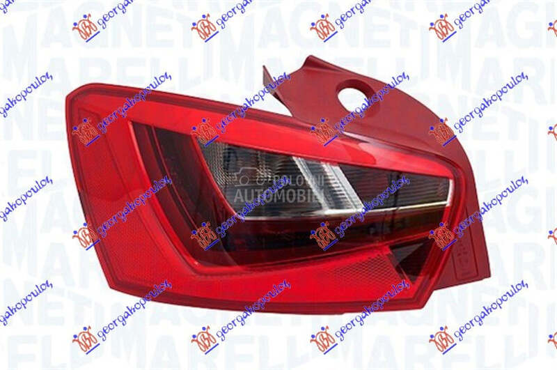 STOP LAMPA 5 VRATA CRVENO KUCI za Seat Ibiza od 2012. do 2015. god.