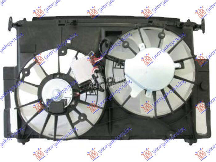 VENTILATOR (DUPLI) KOMPLET (2. za Lexus NX od 2017. do 2022. god.