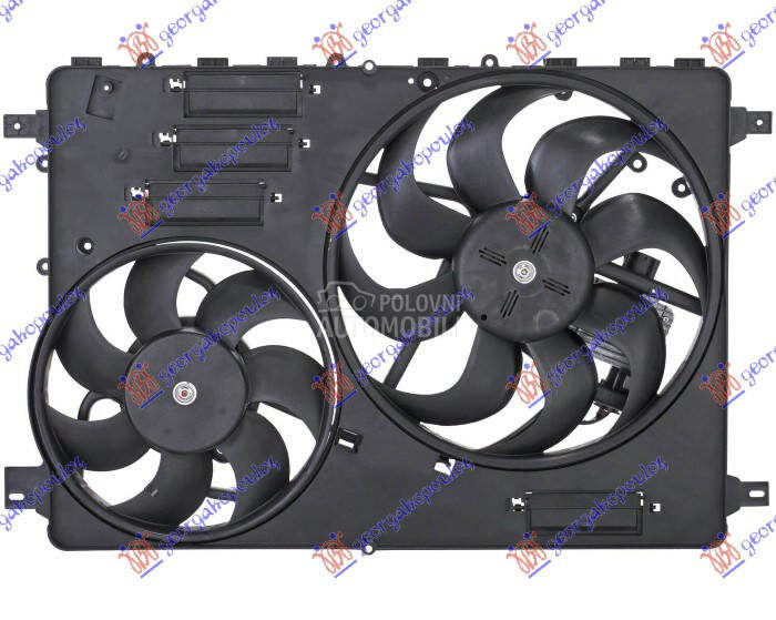 VENTILATOR (DUPLI) KOMPLET (BE za Land Rover Discovery Sport od 2014. do 2019. god.