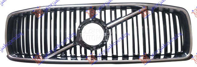 PVC MASKA KOMPLET CRNA/HROM za Volvo XC90 od 2014. do 2020. god.