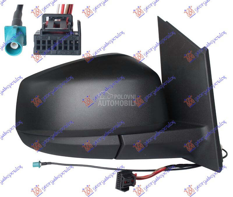 RETROVIZOR ELEKTRICNI SA GREJA za Volkswagen Caddy od 2020. do 2025. god.