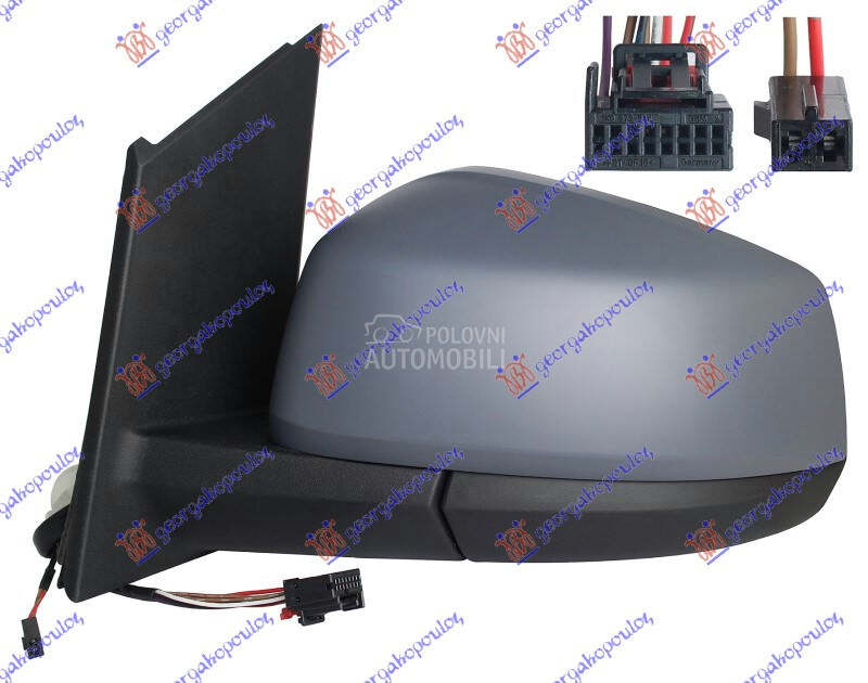 RETROVIZOR ELEKTRICNI SA GREJA za Volkswagen Caddy od 2020. do 2025. god.