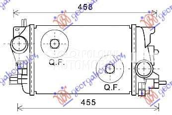 HLADNJAK INTERKULERA 1.7 CDTi za Opel Meriva od 2010. do 2014. god.