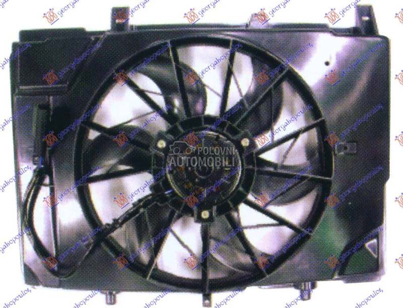 VENTILATOR HLADNJAKA KOMPLET za Mercedes Benz C Klasa od 1993. do 1999. god.
