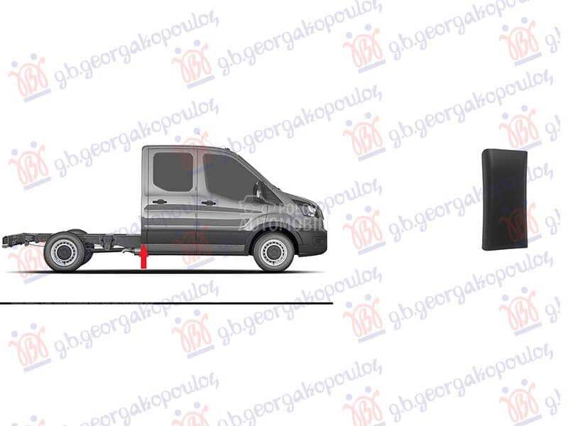 LAJSNA STUBA VRATA Desno za Ford Transit Connect za 2019. god.