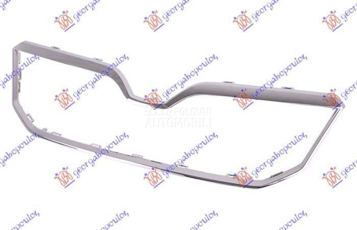 OKVIR PVC MASKE HROM za Škoda Yeti za 2013. god. - 5L08537612ZZ