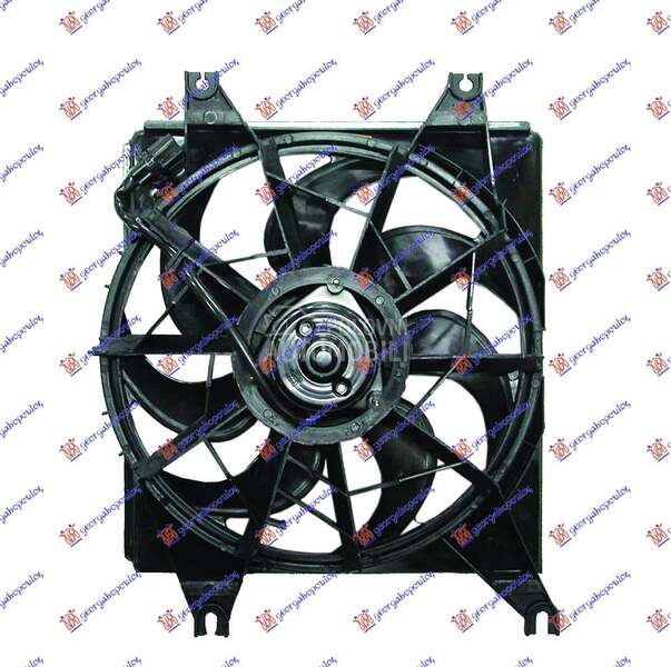 VENTILATOR HLADNJAKA KOMPLET za Hyundai Accent od 1997. do 1999. god.