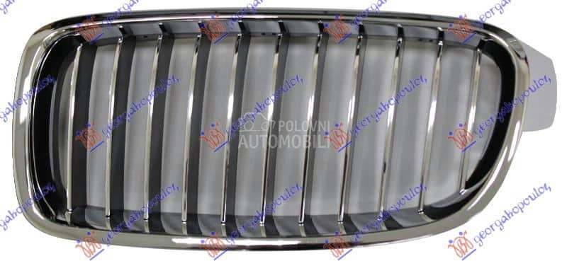 PVC MASKA HROM-HROM/CRNA Levo za BMW Serija 3 od 2012. do 2014. god.