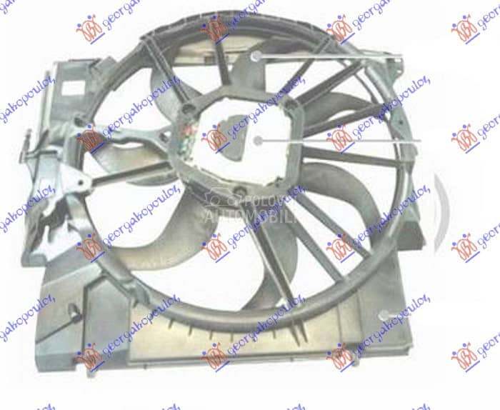 VENTILATOR KOMPLET (3.0... za BMW Serija 3 od 2011. do 2013. god.