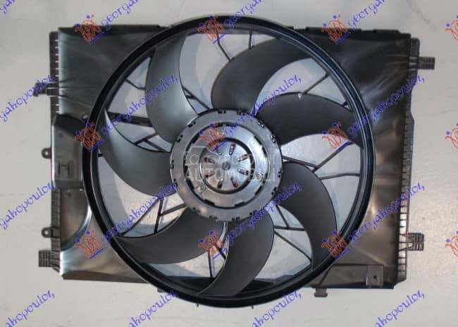 VENTILATOR KOMPLET za Mercedes Benz E Klasa od 2009. do 2013. god.